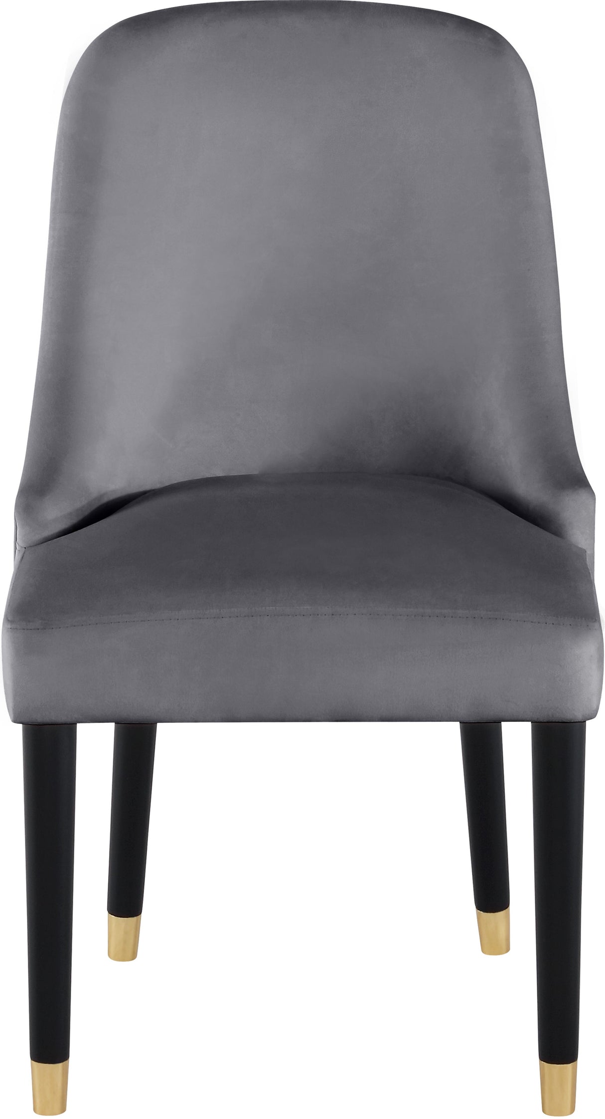Omni Grey Velvet Dining Chair - galleria furniture outlet