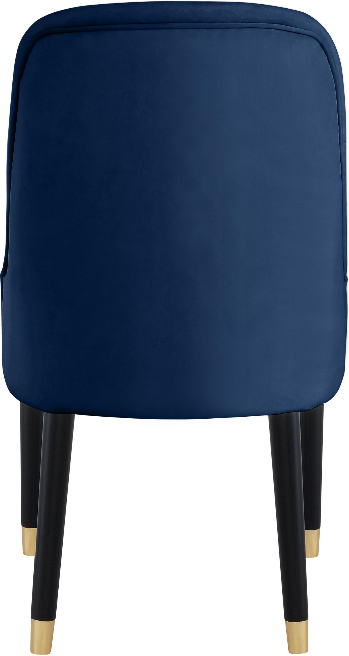 Omni Navy Velvet Dining Chair - galleria furniture outlet