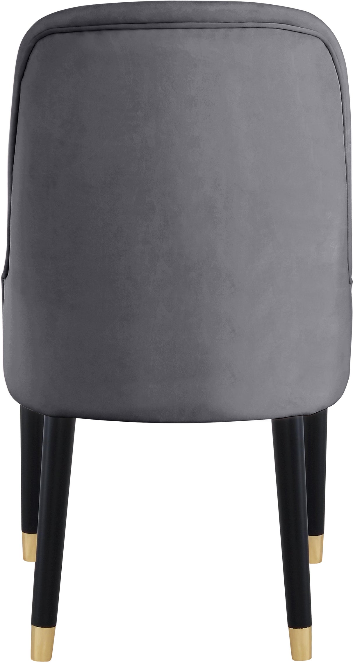 Omni Grey Velvet Dining Chair - galleria furniture outlet