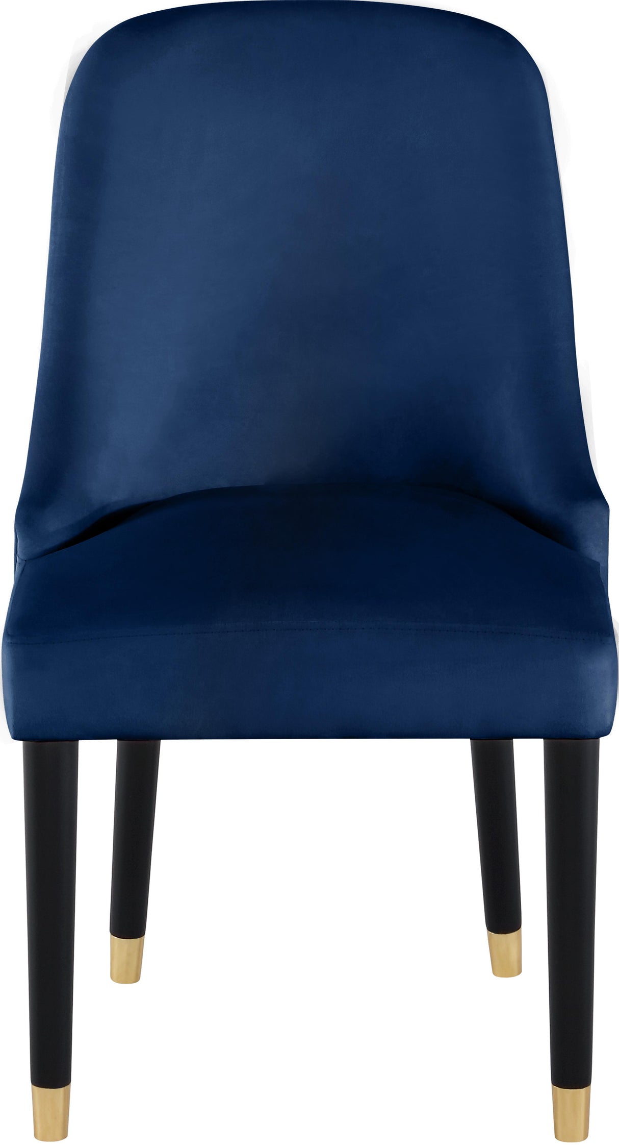Omni Navy Velvet Dining Chair - galleria furniture outlet