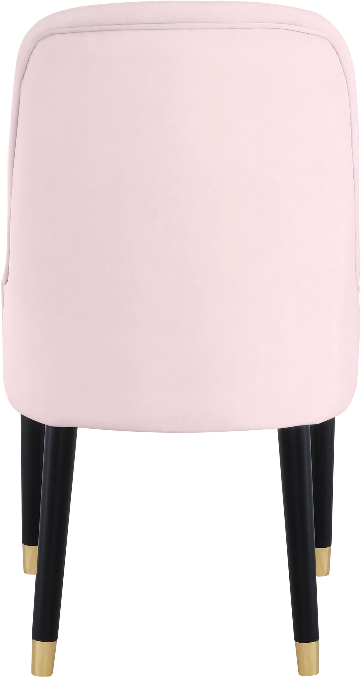 Omni Pink Velvet Dining Chair - galleria furniture outlet