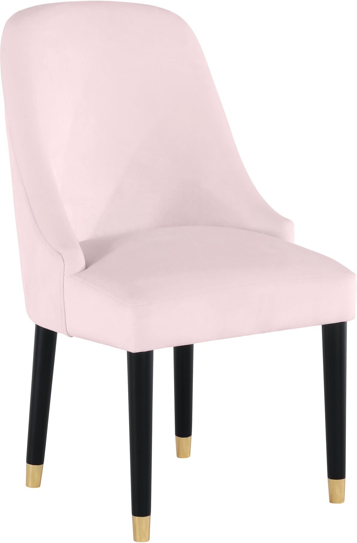 Omni Pink Velvet Dining Chair - galleria furniture outlet