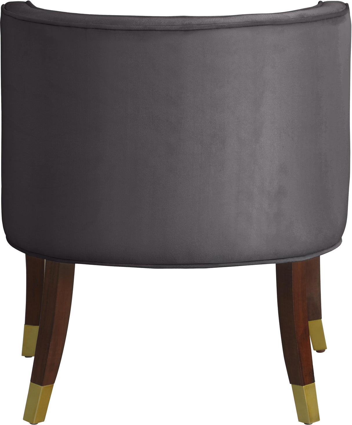 Perry Grey Velvet Dining Chair - galleria furniture outlet