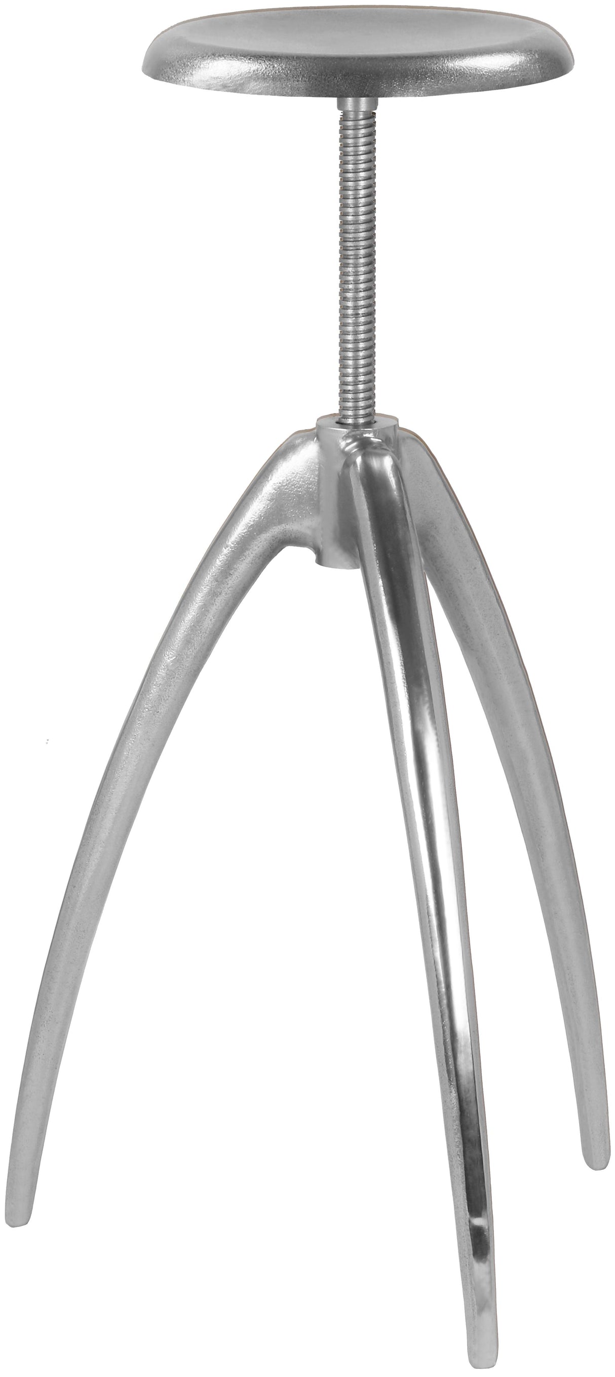 Clara Silver Counter/Bar Stool - galleria furniture outlet