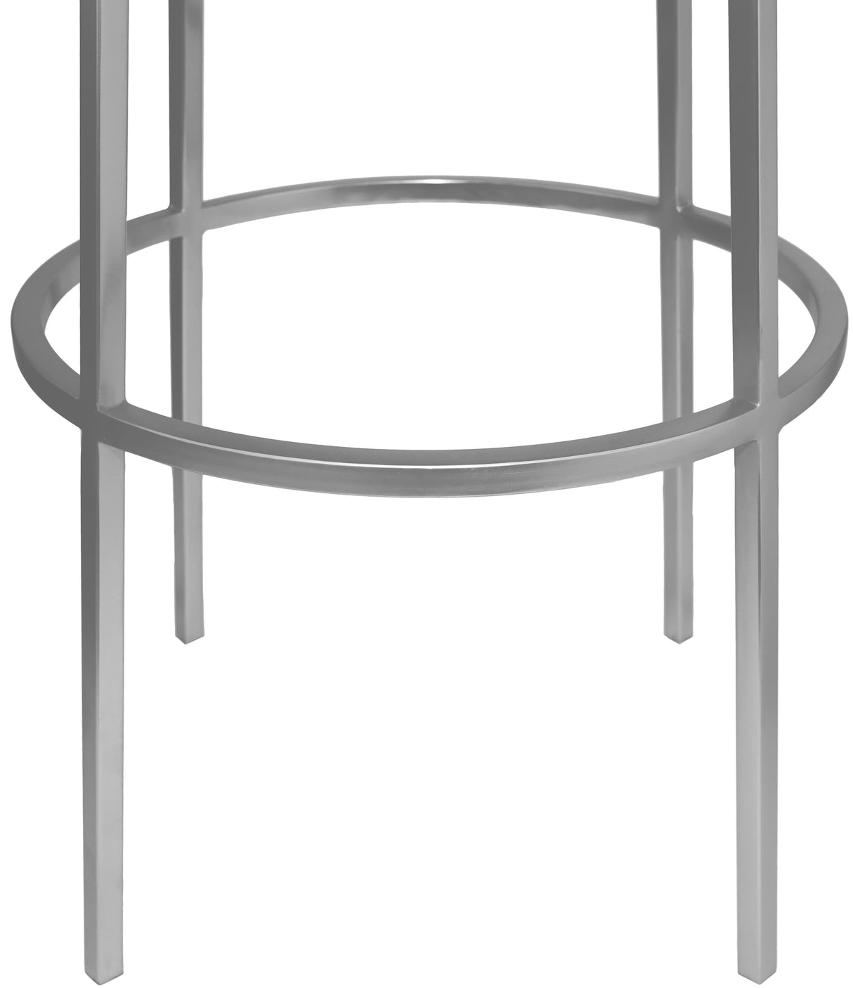 Tyson Silver Bar Stool - galleria furniture outlet