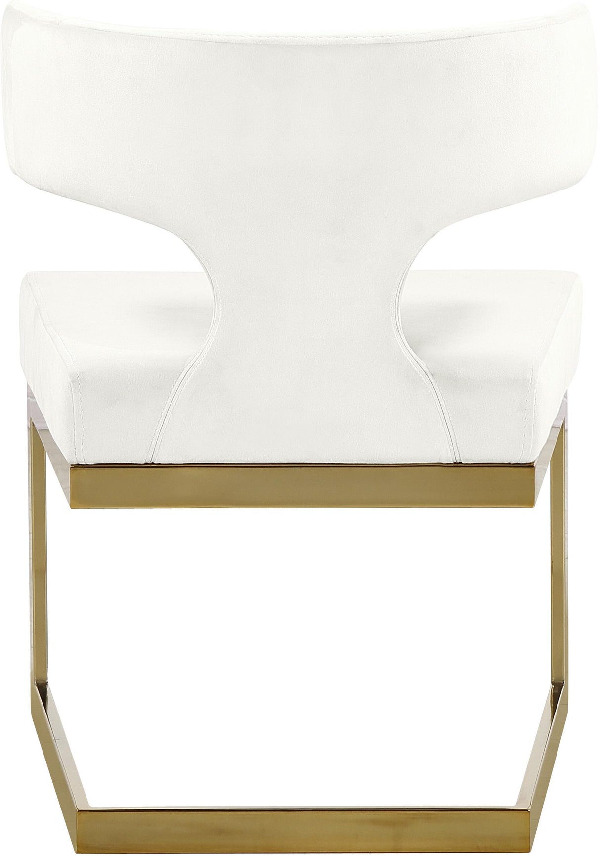 Alexandra Cream Velvet Dining Chair - galleria furniture outlet