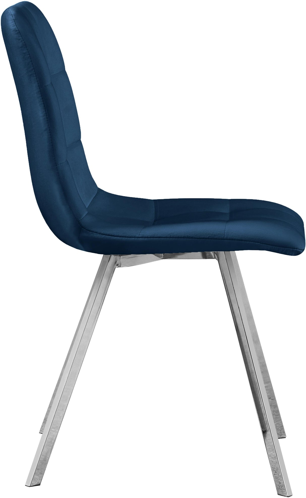 Annie Navy Velvet Dining Chair - galleria furniture outlet