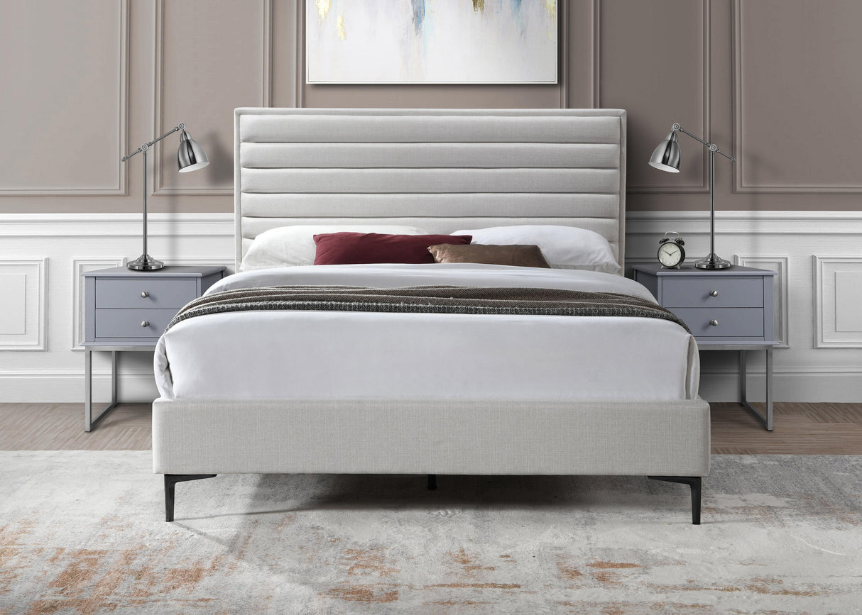 Hunter Cream Linen Full Bed
