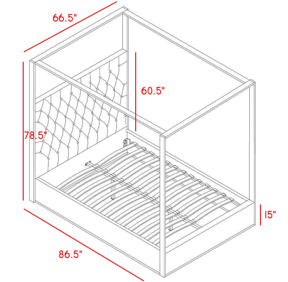 Porter Black Velvet Queen Bed - galleria furniture outlet