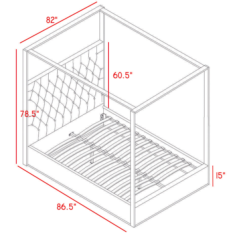 Porter Black Velvet King Bed - galleria furniture outlet