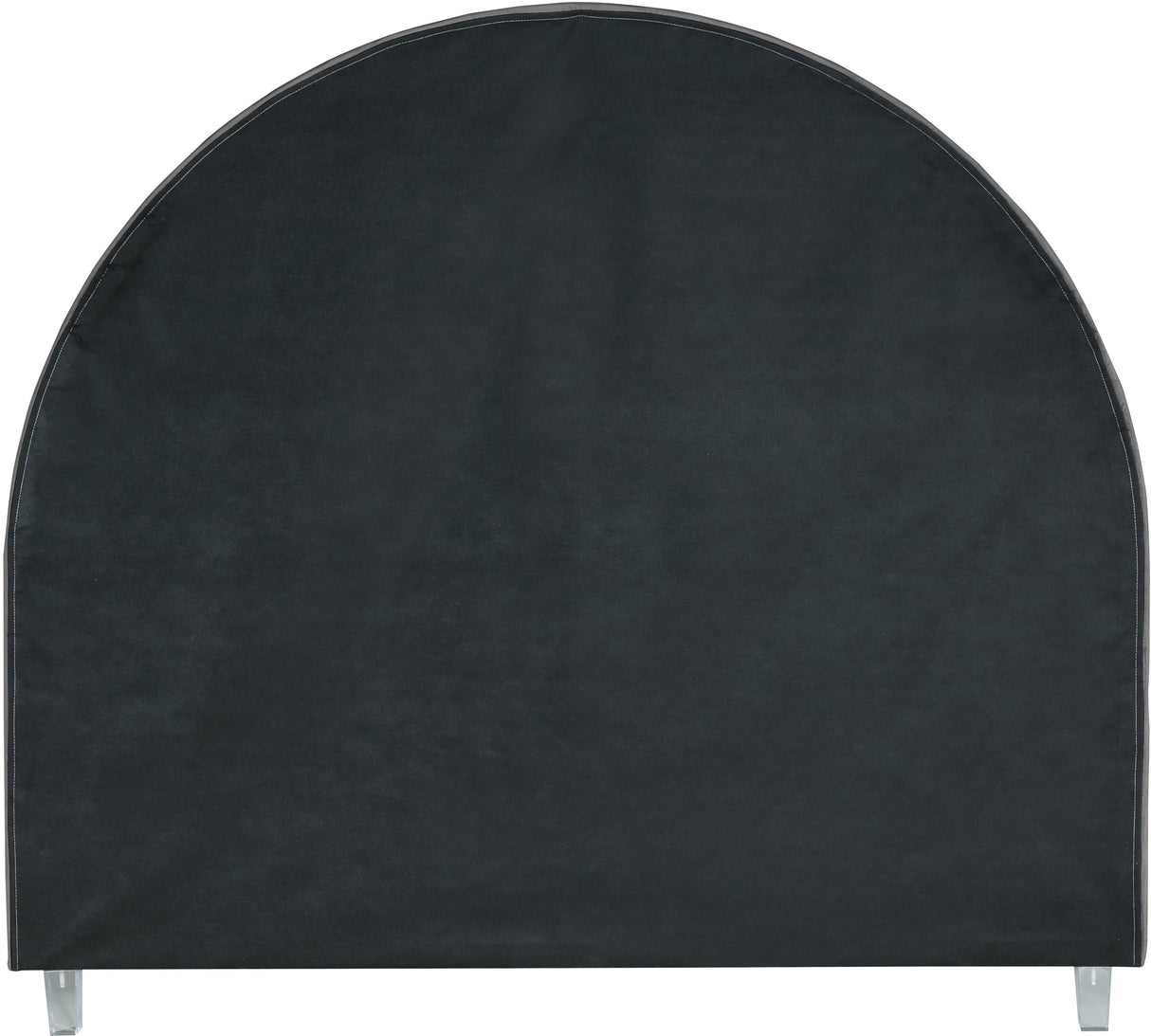 Rainbow Grey Velvet Queen Bed - galleria furniture outlet