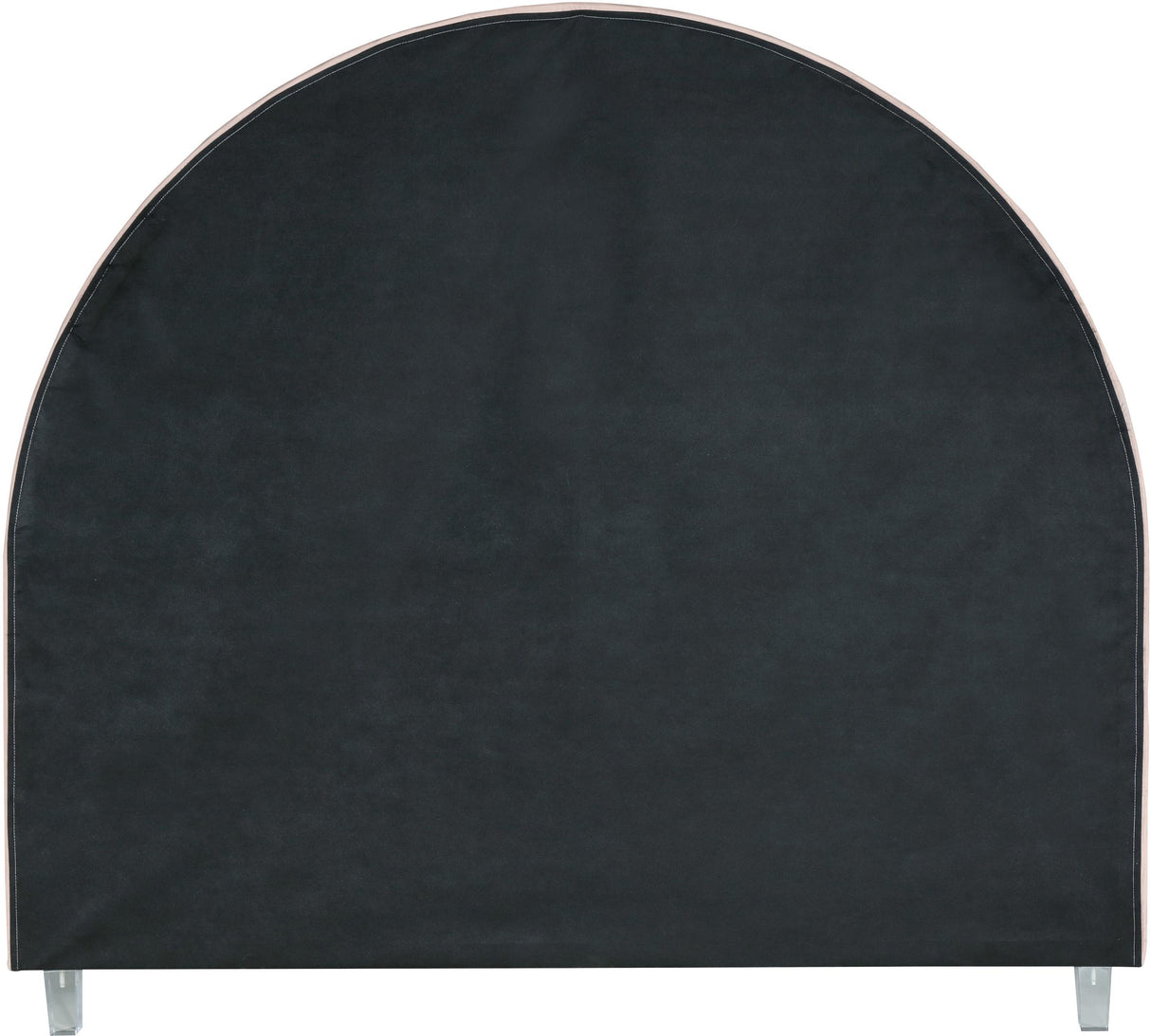 Rainbow Pink Velvet King Bed - galleria furniture outlet