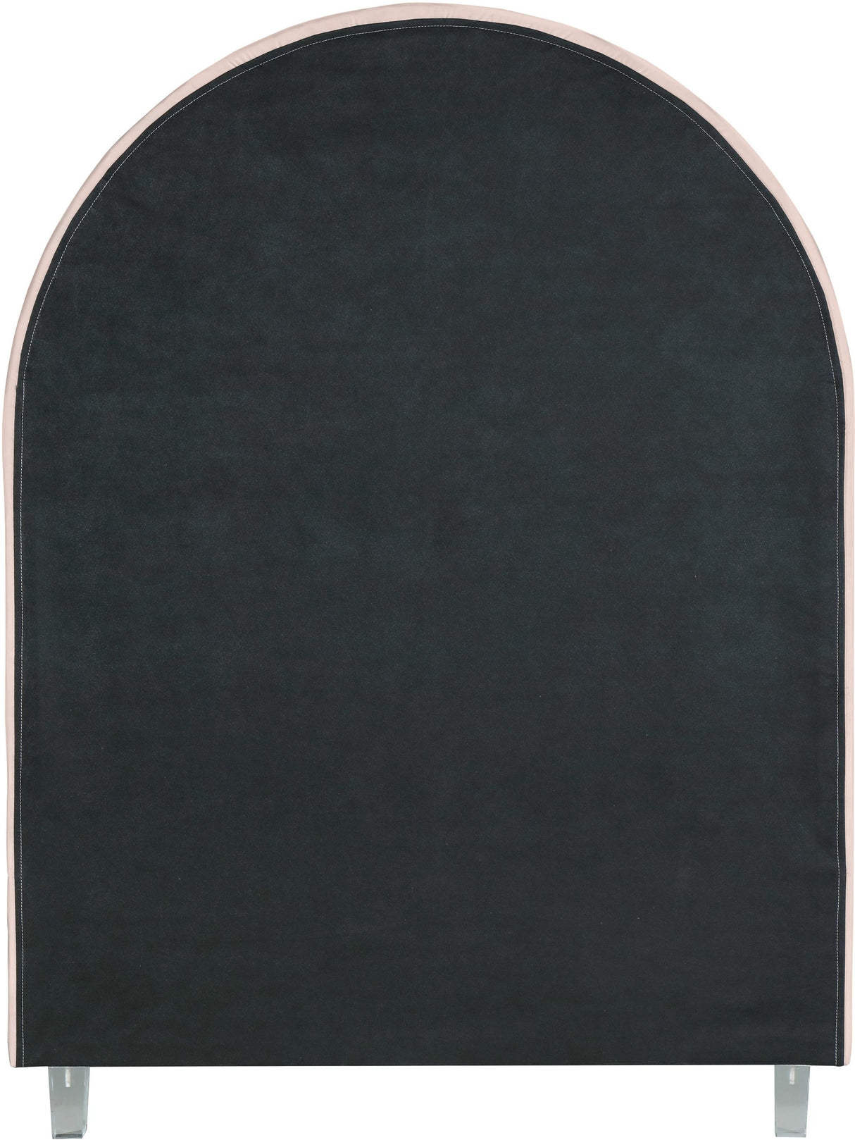 Rainbow Pink Velvet Twin Bed - galleria furniture outlet