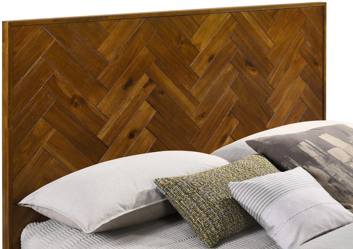 Reed Antique Coffee King Bed (3 Boxes) - galleria furniture outlet