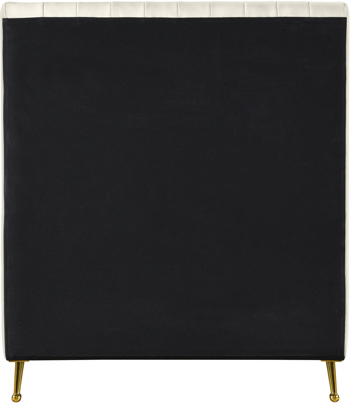 Zara Cream Velvet Twin Bed (3 Boxes) - galleria furniture outlet