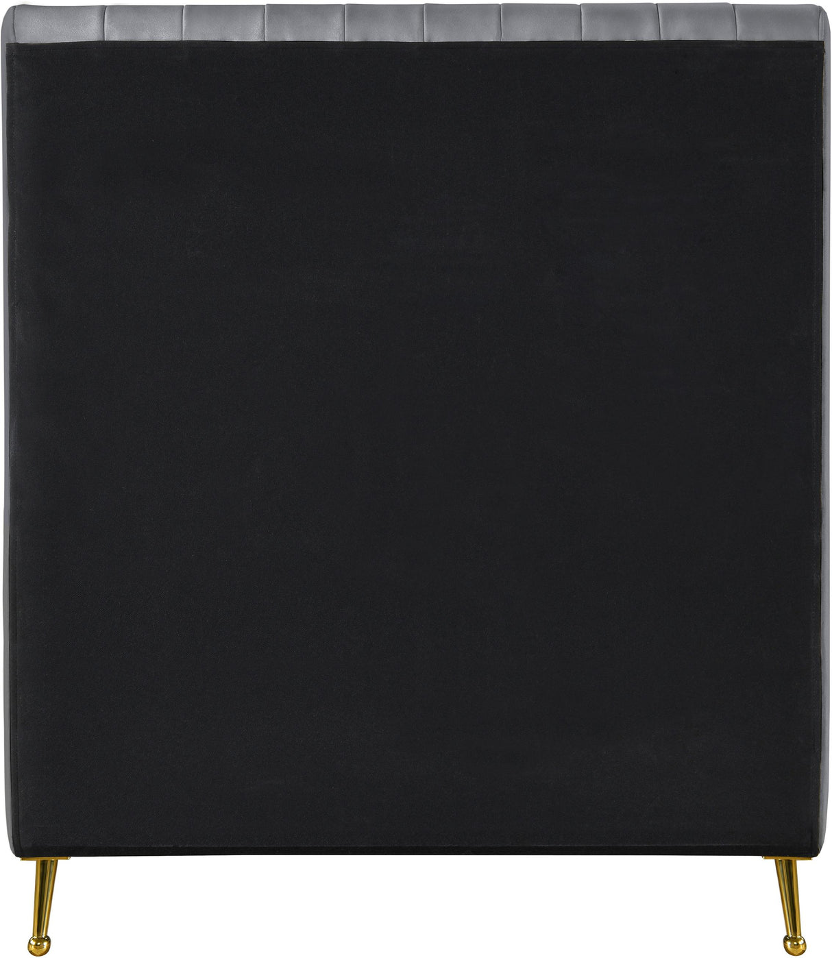 Zara Grey Velvet Twin Bed (3 Boxes) - galleria furniture outlet