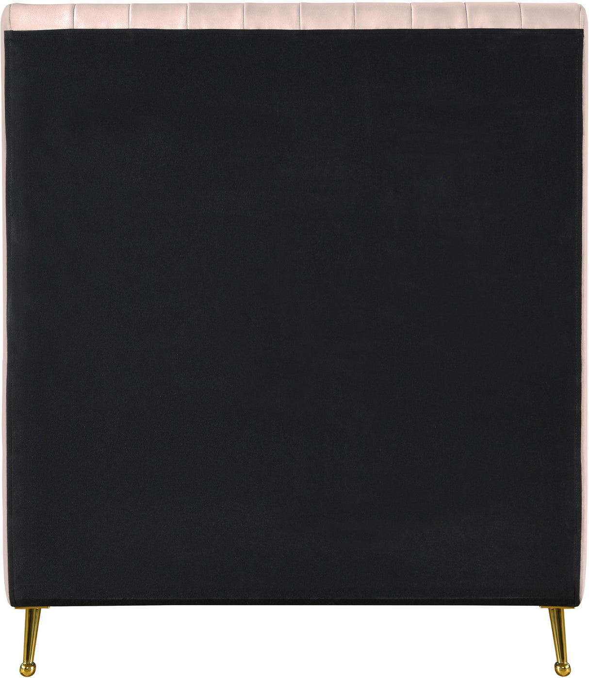 Zara Pink Velvet Twin Bed (3 Boxes) - galleria furniture outlet