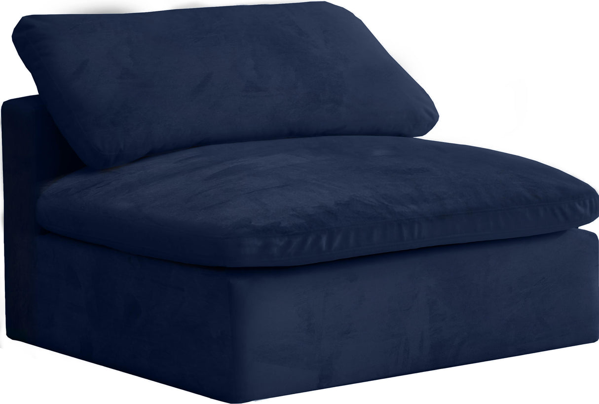 Cozy Navy Velvet Chair