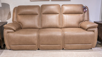 Glencroft Power Reclining Sofa - galleria furniture outlet