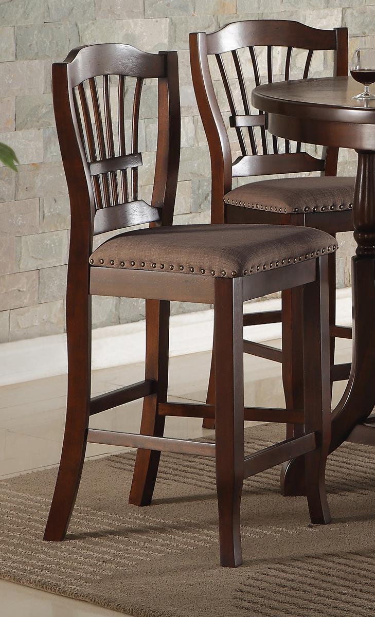 New Classic Bixby Counter Chair in Espresso (Set of 2) - galleria furniture outlet