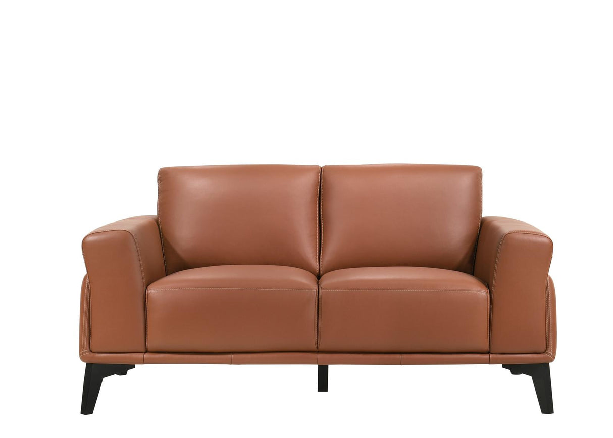 New Classic Como Loveseat in Terracotta