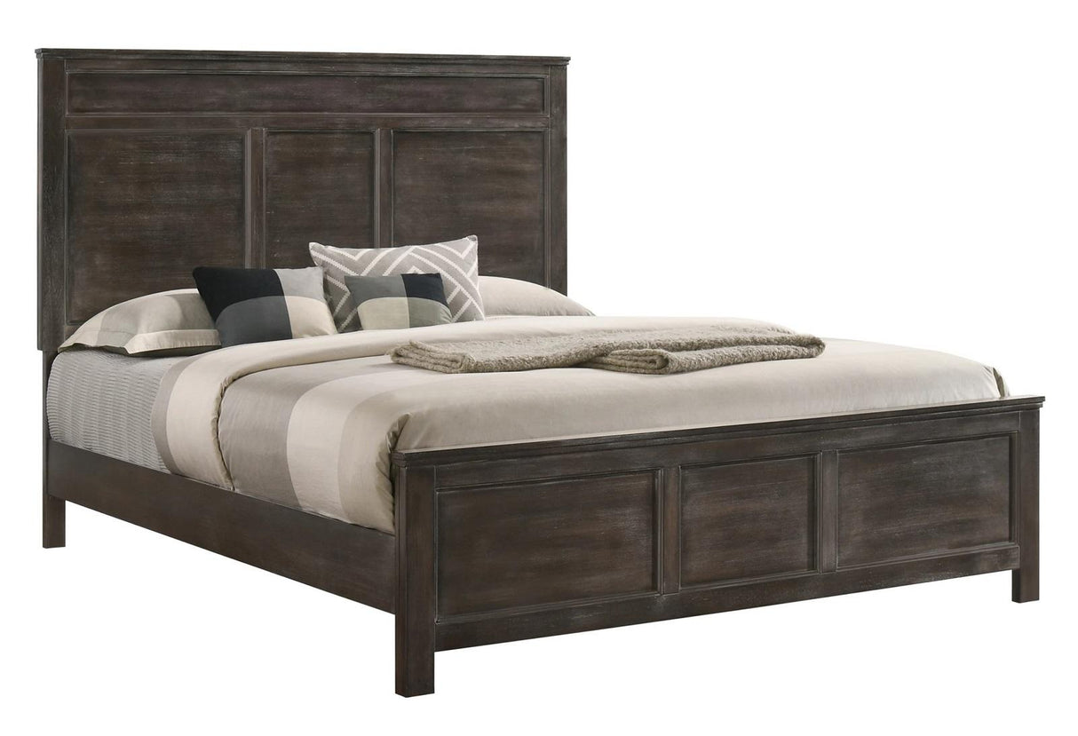 New Classic Furniture Andover Queen Bed in Nutmeg