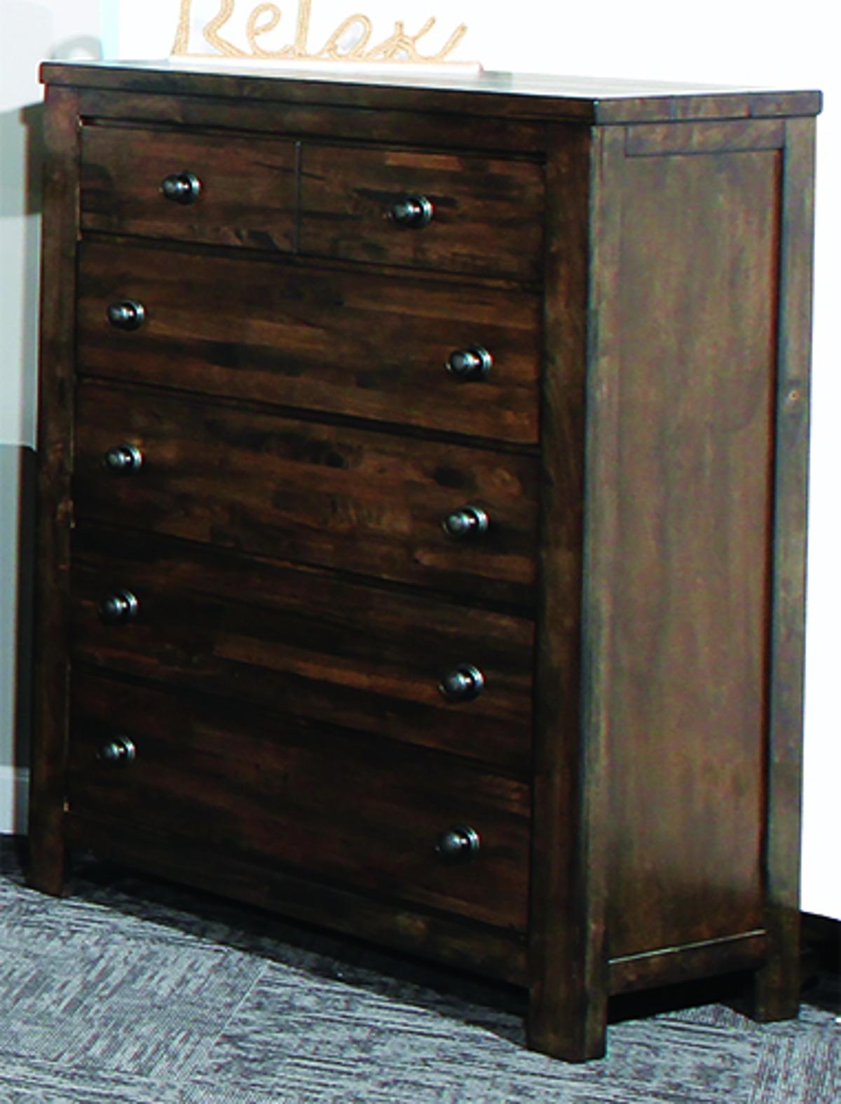 New Classic Furniture Blue Ridge Chest in Rustic Gray