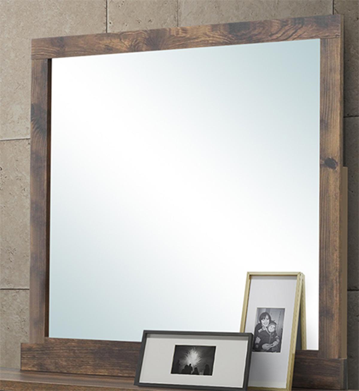 New Classic Furniture Campbell Mirror in Ranchero