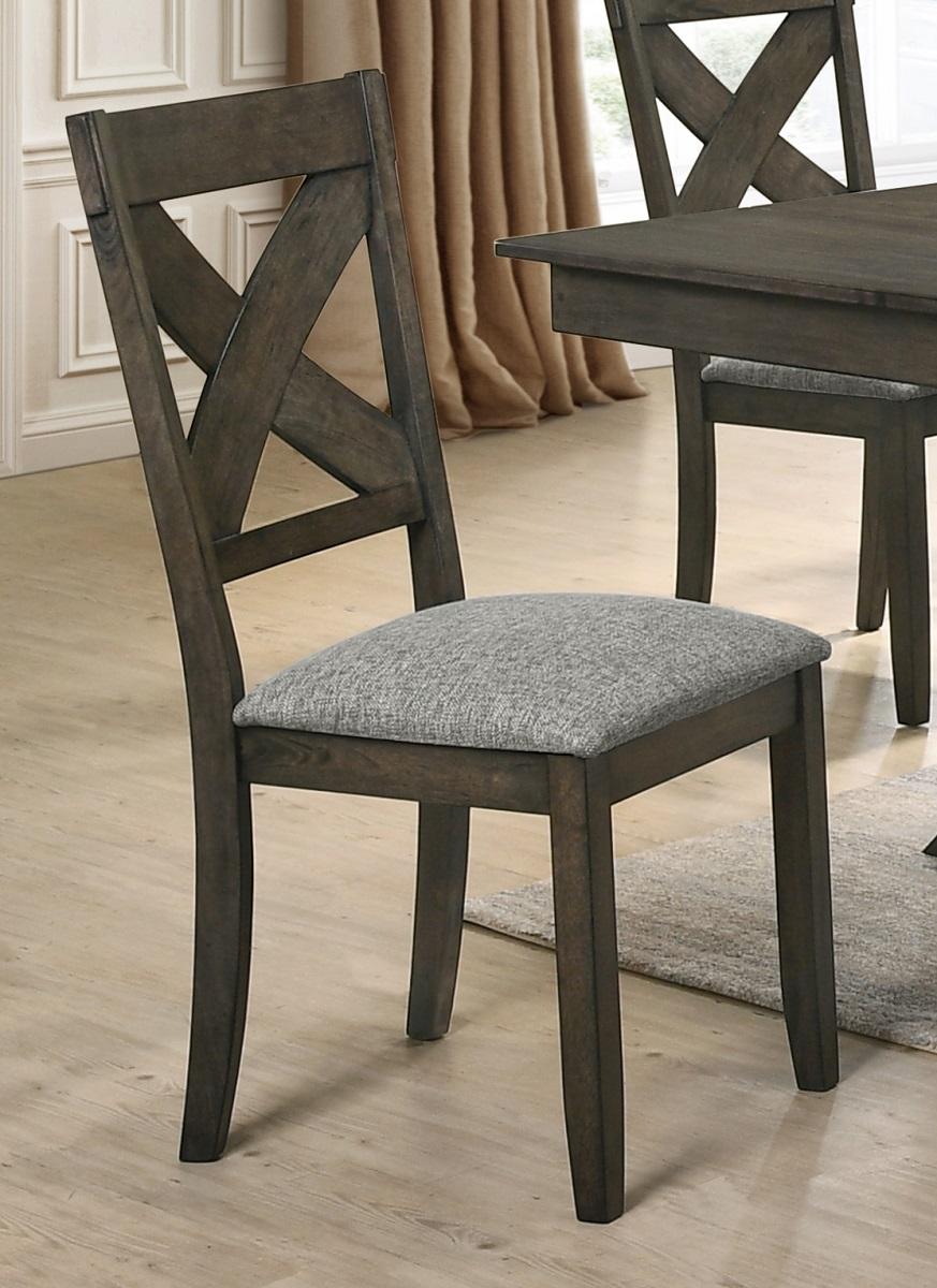 New Classic Furniture Gulliver Side Chair in Rustic Brown (Set of 2) - galleria furniture outlet