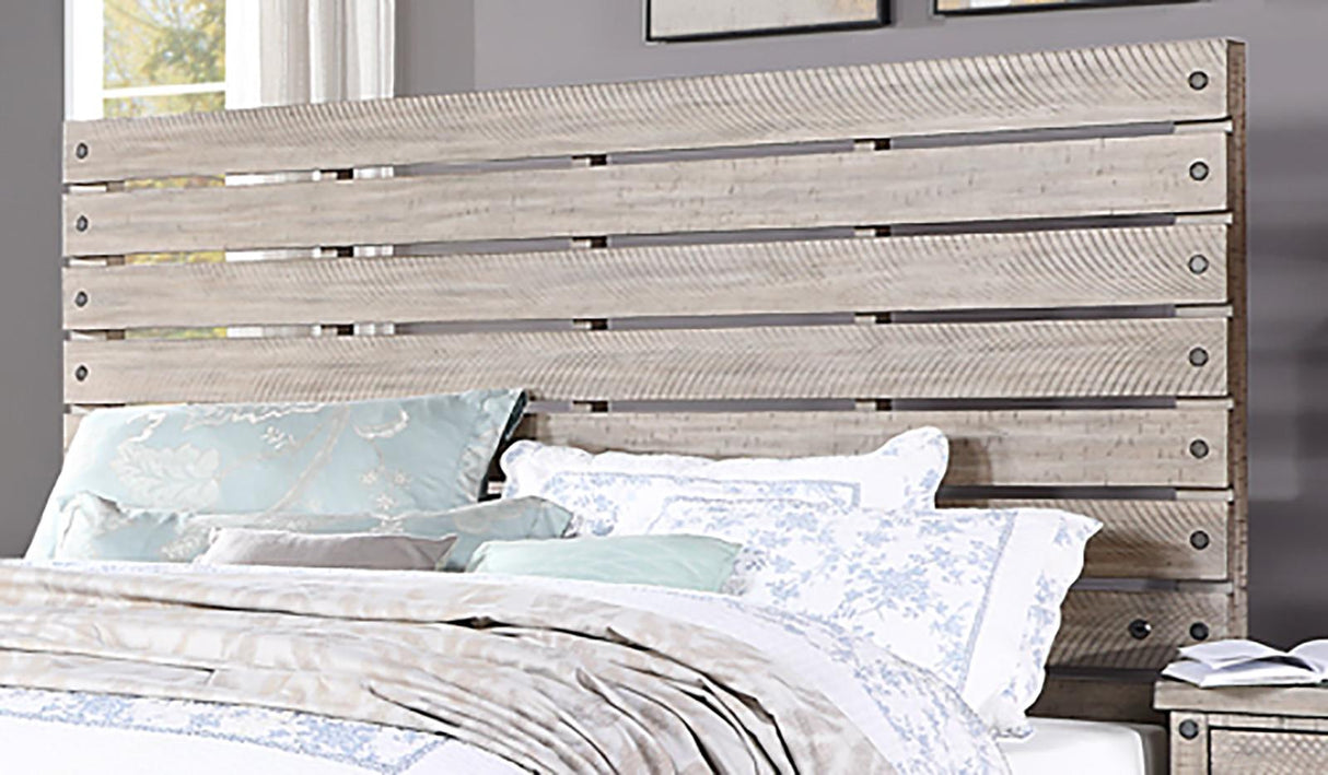 New Classic Furniture Marwick Queen Panel Bed in Sand