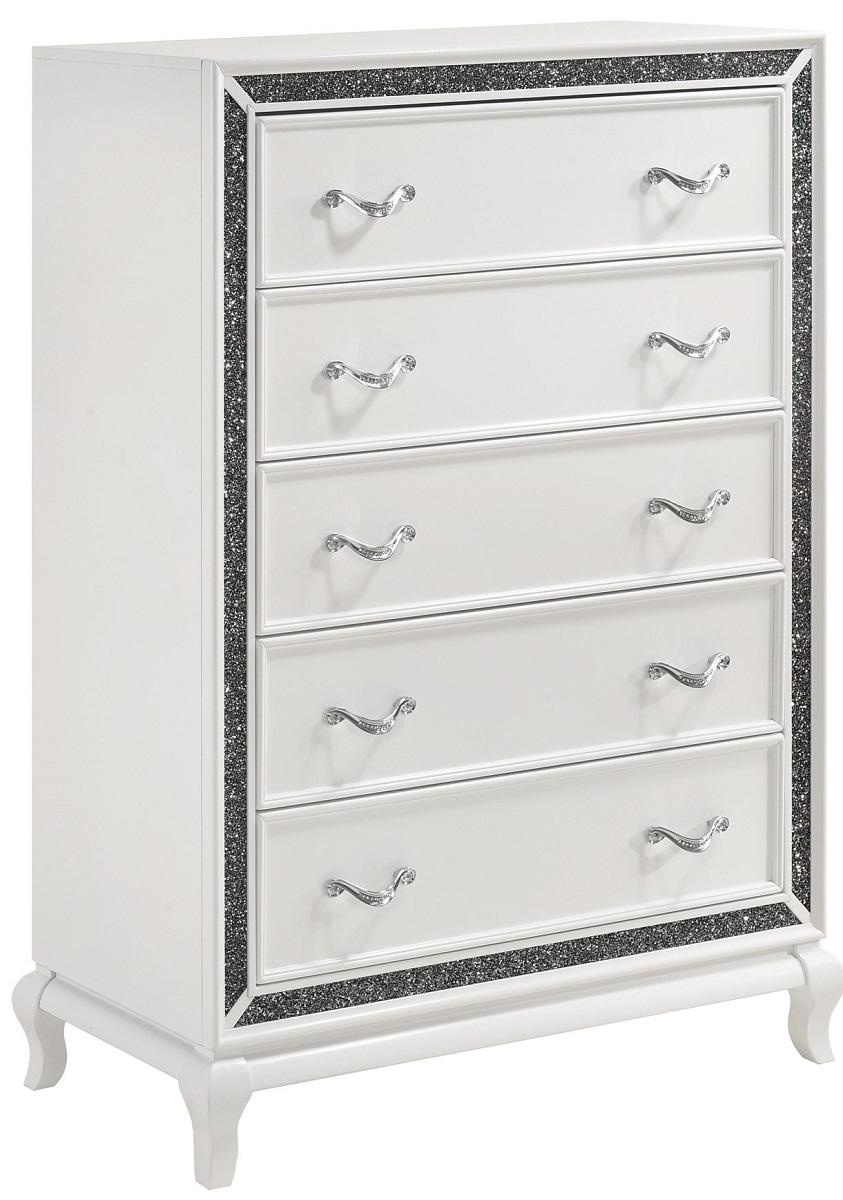 New Classic Furniture Park Imperial 5 Drawer Chest in White
