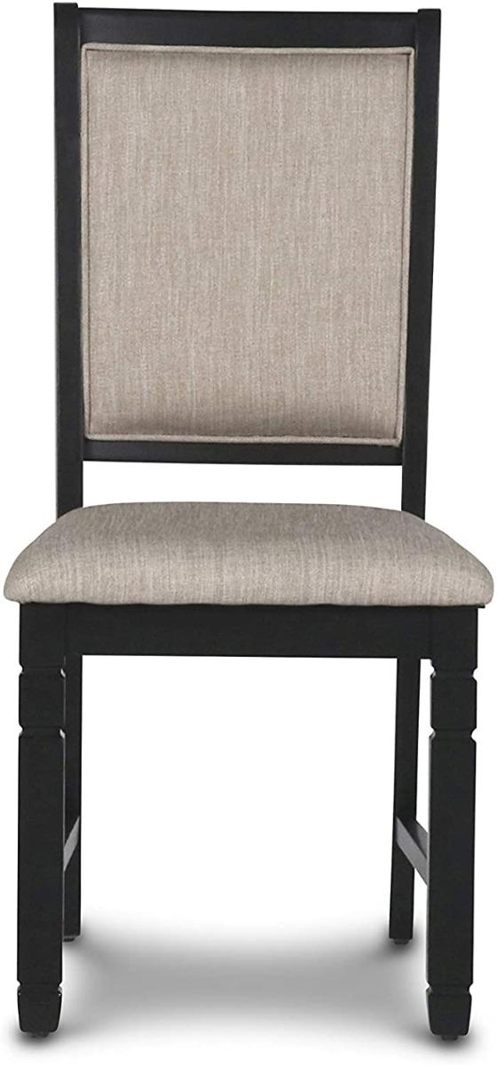 New Classic Furniture Prairie Point Side Chair in Black (Set of 2) - galleria furniture outlet