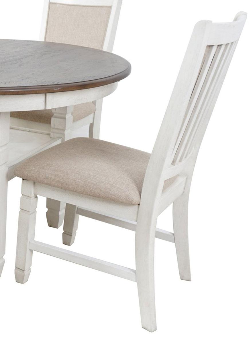 New Classic Furniture Prairie Point Side Chair in White (Set of 2) - galleria furniture outlet