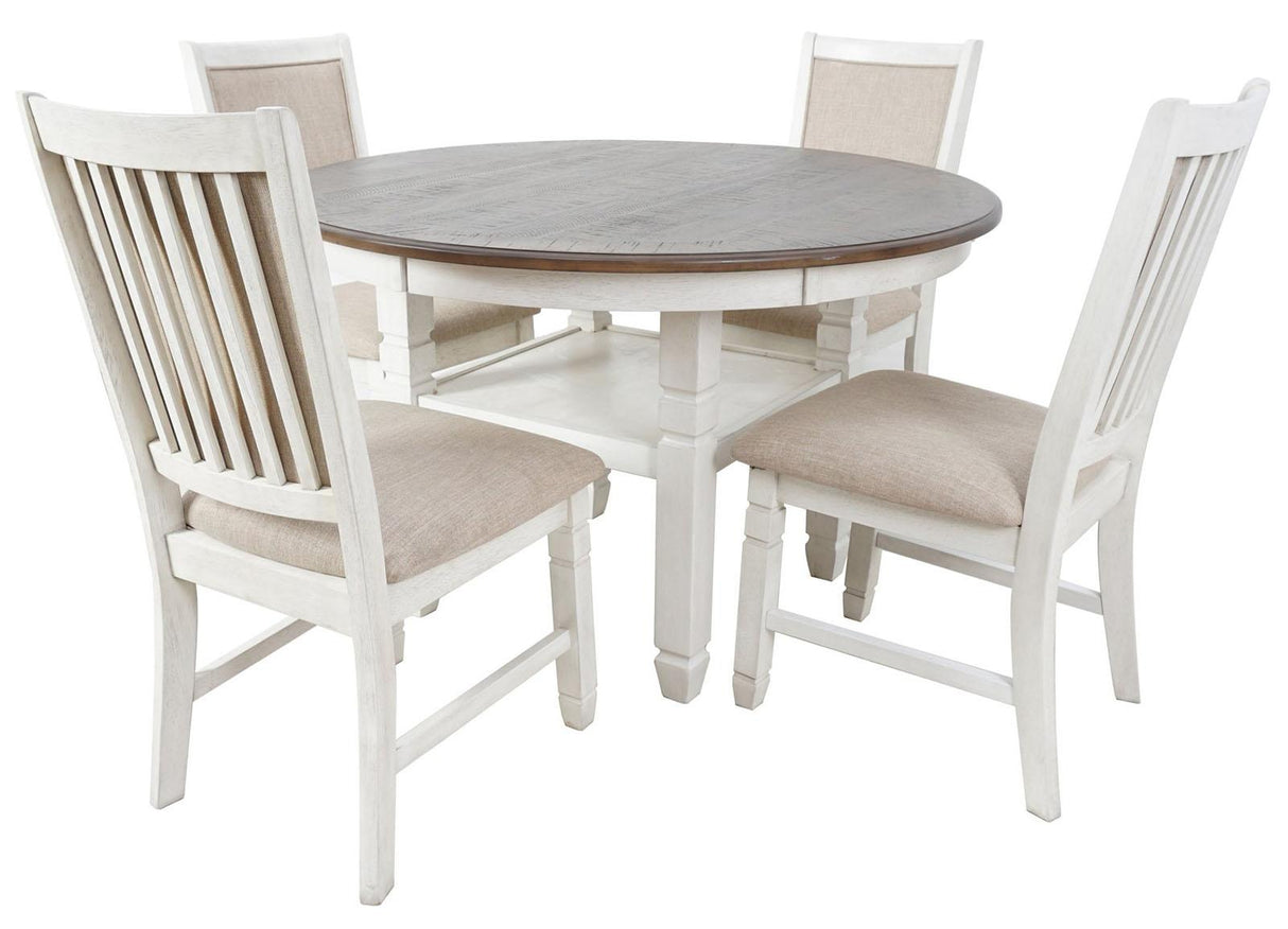 New Classic Furniture Prairie Point Side Chair in White (Set of 2) - galleria furniture outlet