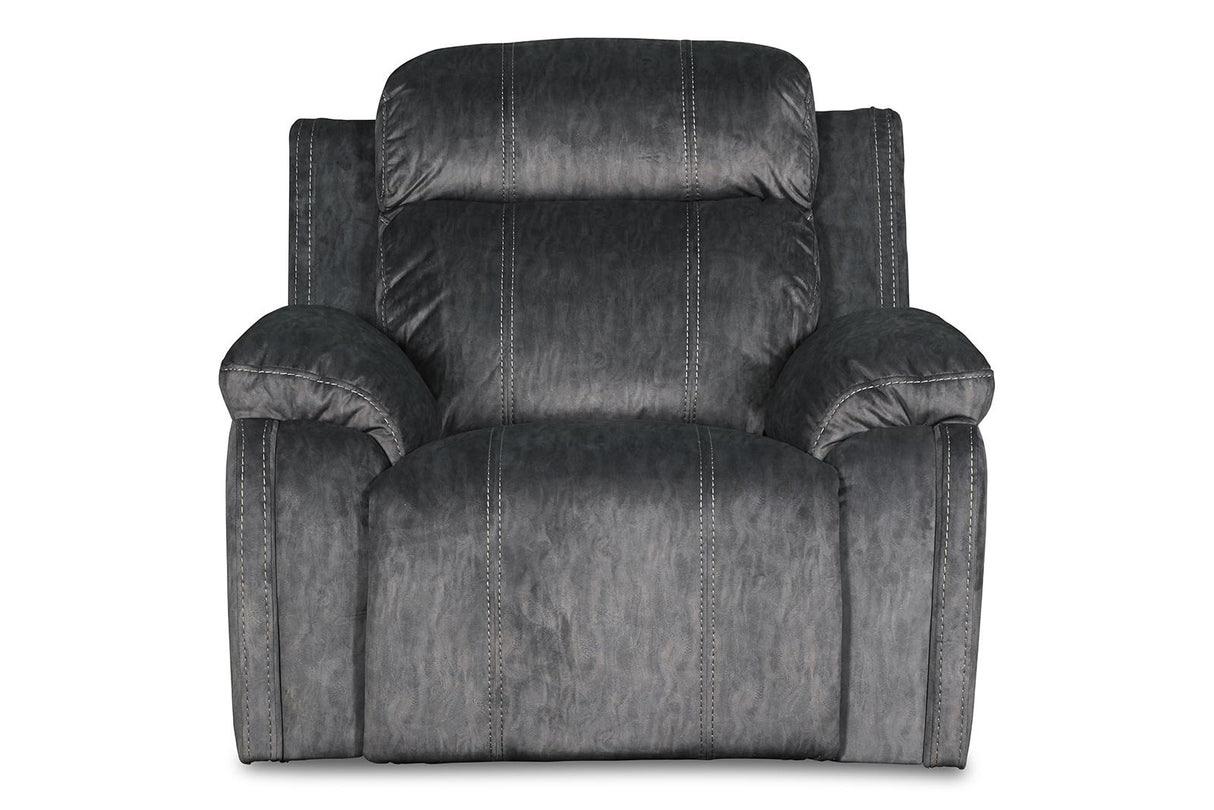 New Classic Furniture Tango Glider Recliner with Power Footrest in Shadow - galleria furniture outlet