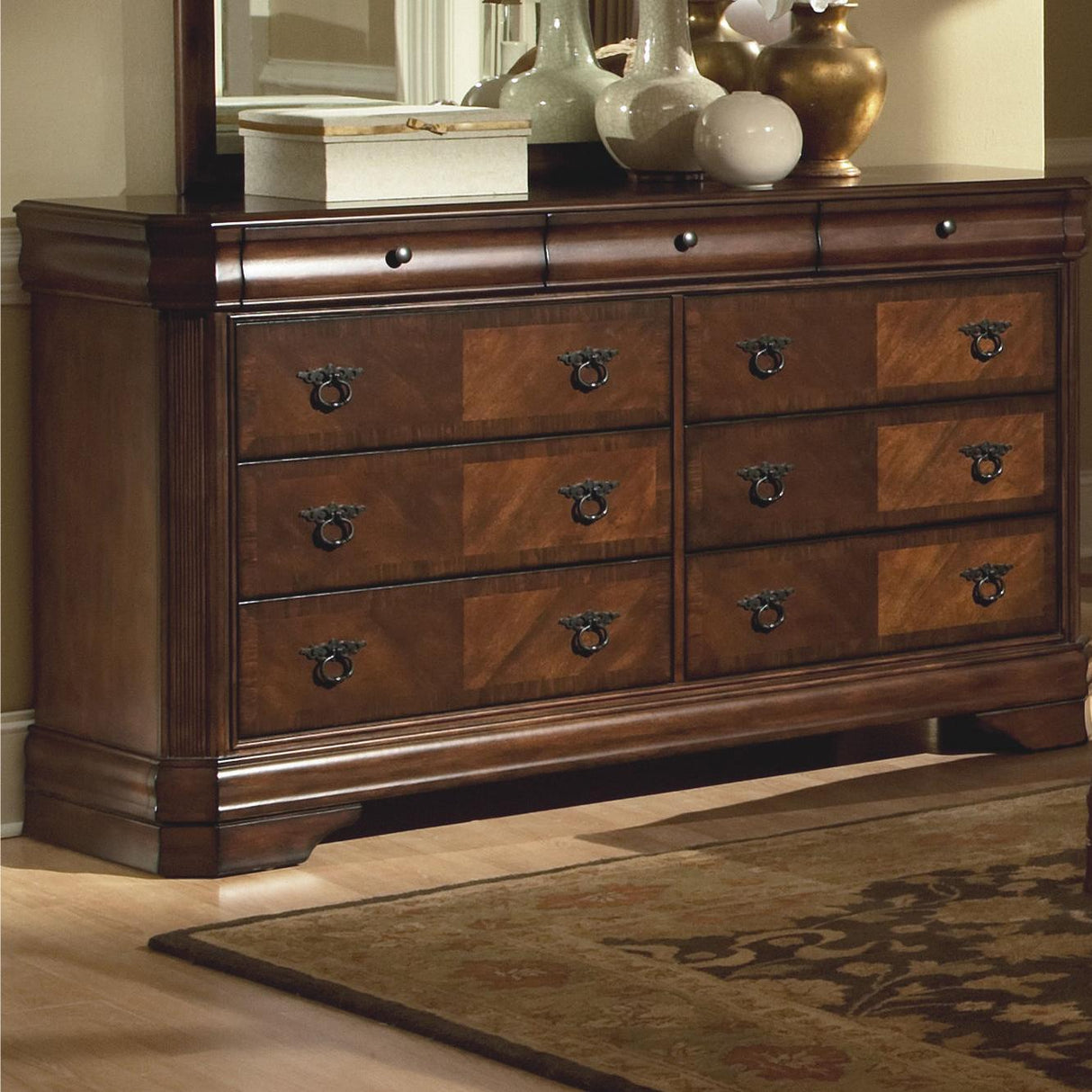 New Classic Sheridan Dresser in Burnished Cherry
