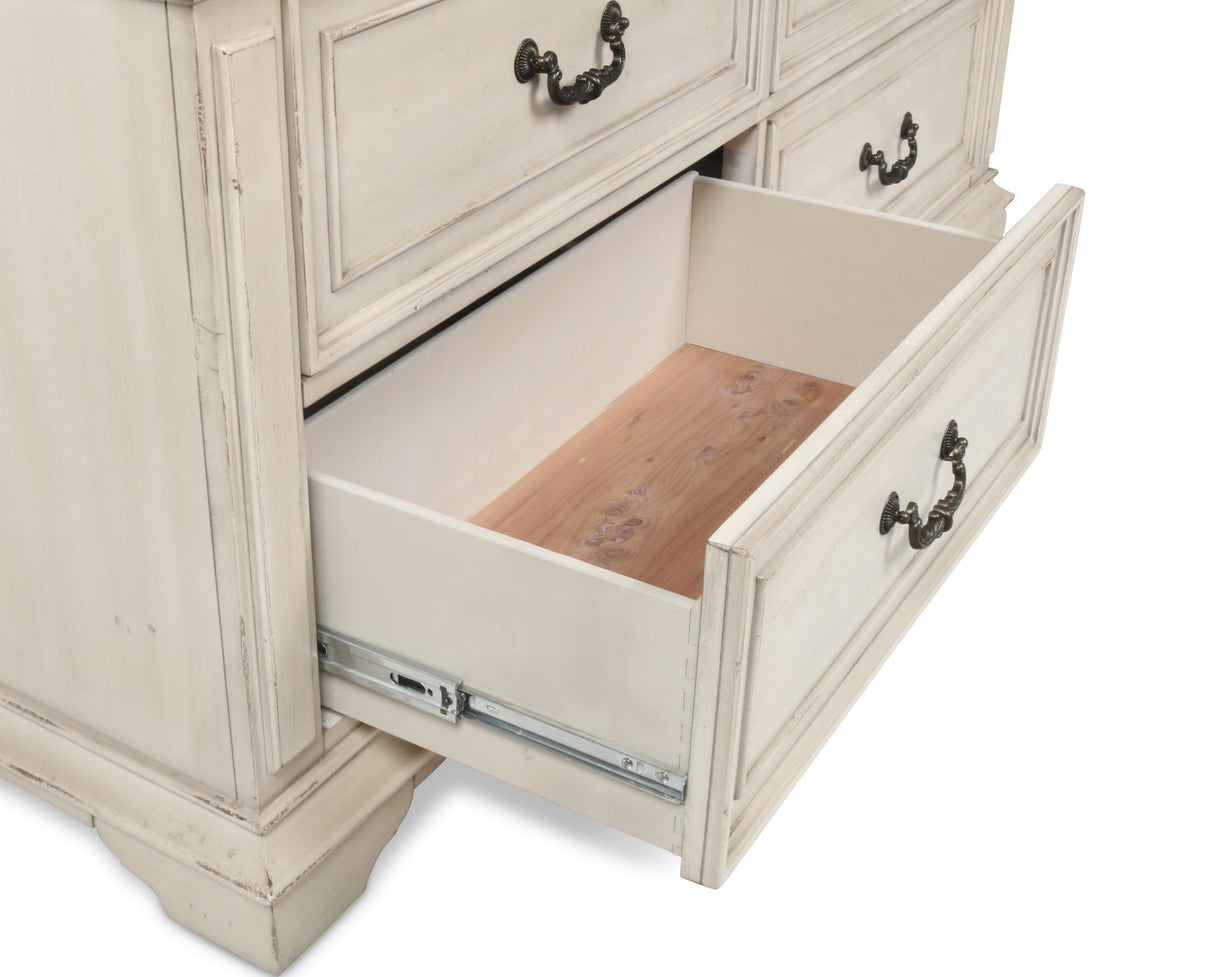 ANASTASIA DRESSER - ANT. WHITE