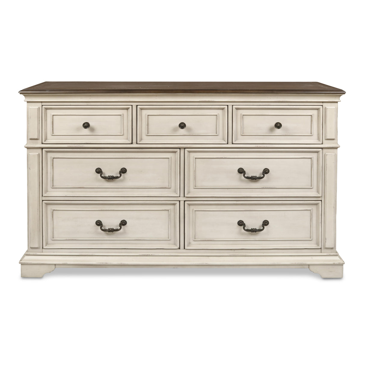 ANASTASIA DRESSER - ANT. WHITE