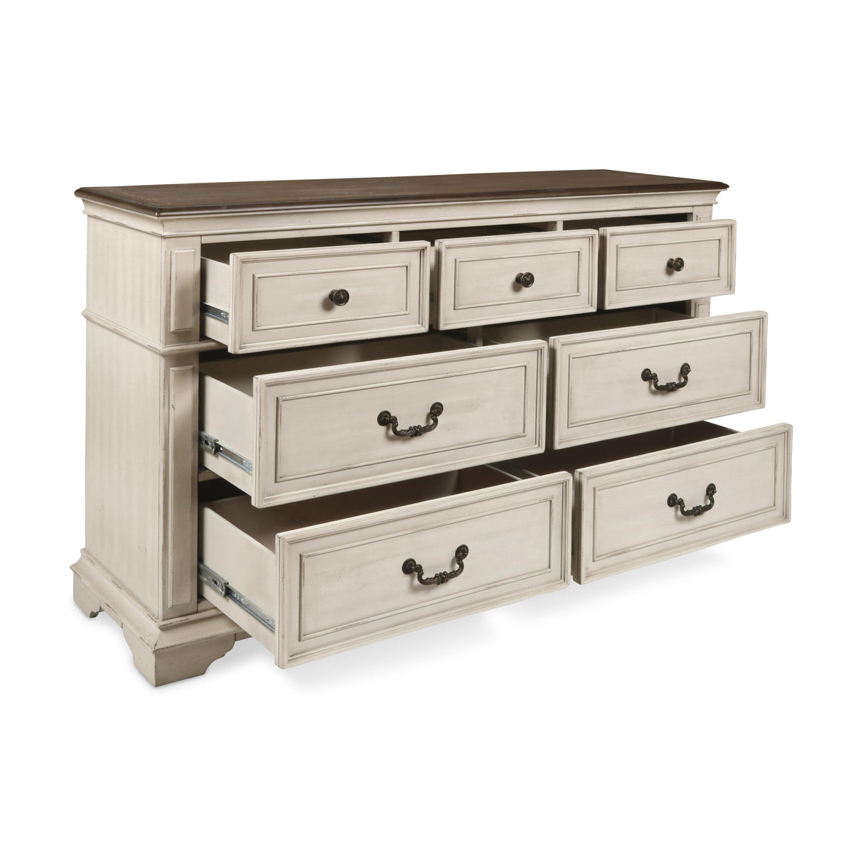 ANASTASIA DRESSER - ANT. WHITE