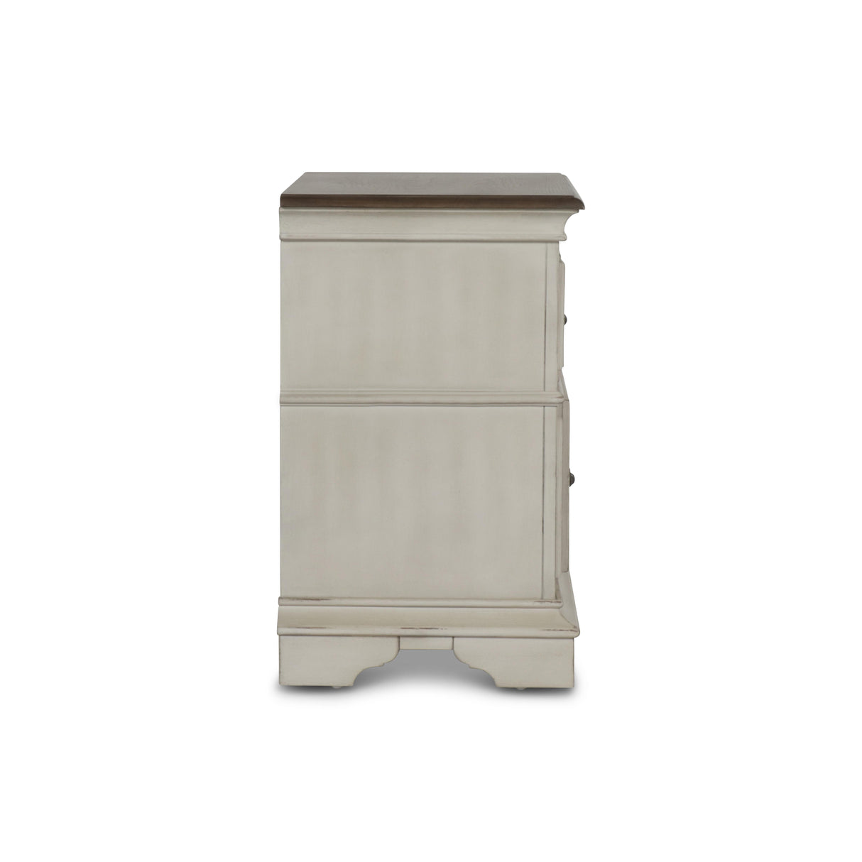 ANASTASIA NIGHTSTAND - ANT. WHITE