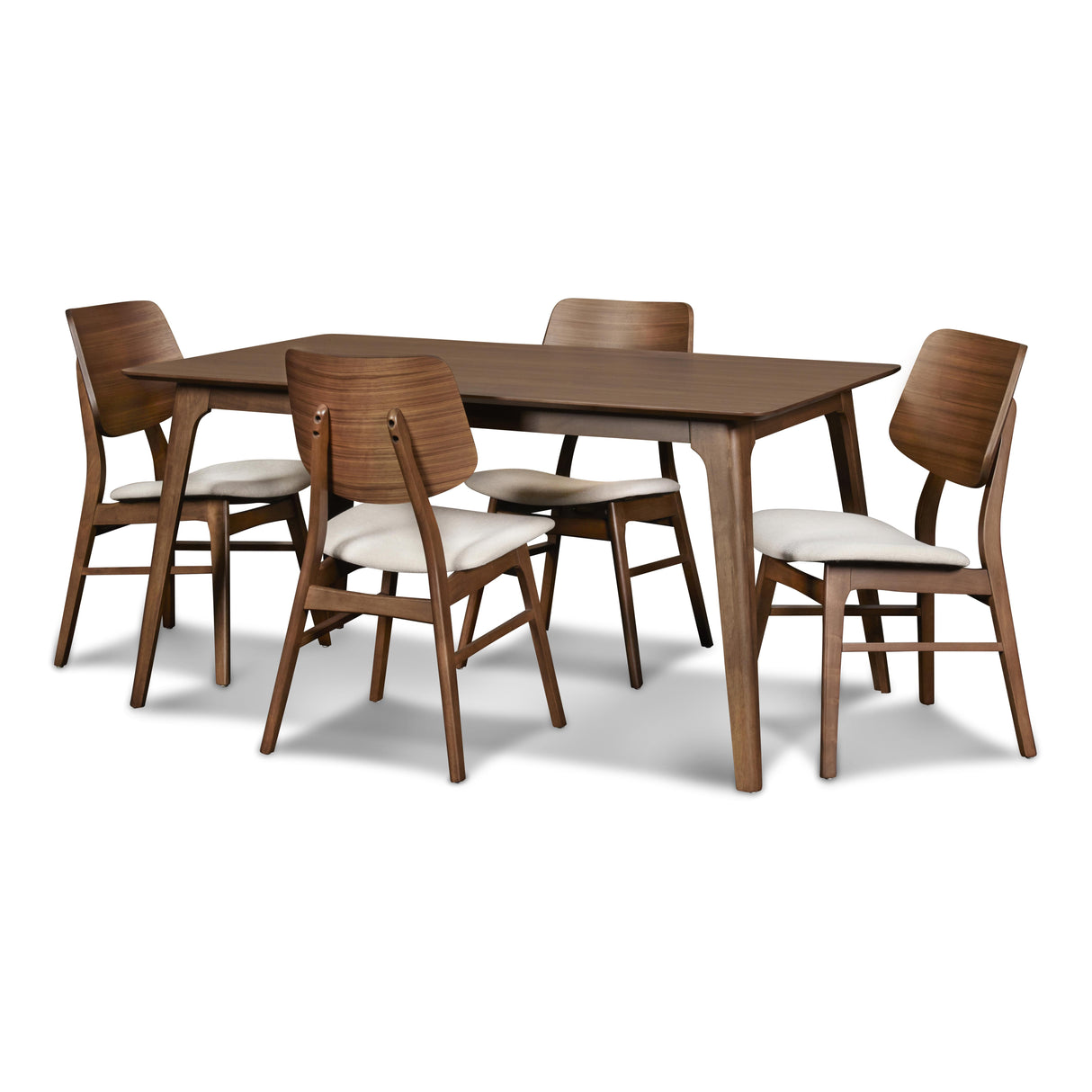OSCAR 60" RECTANGLE TABLE - WALNUT