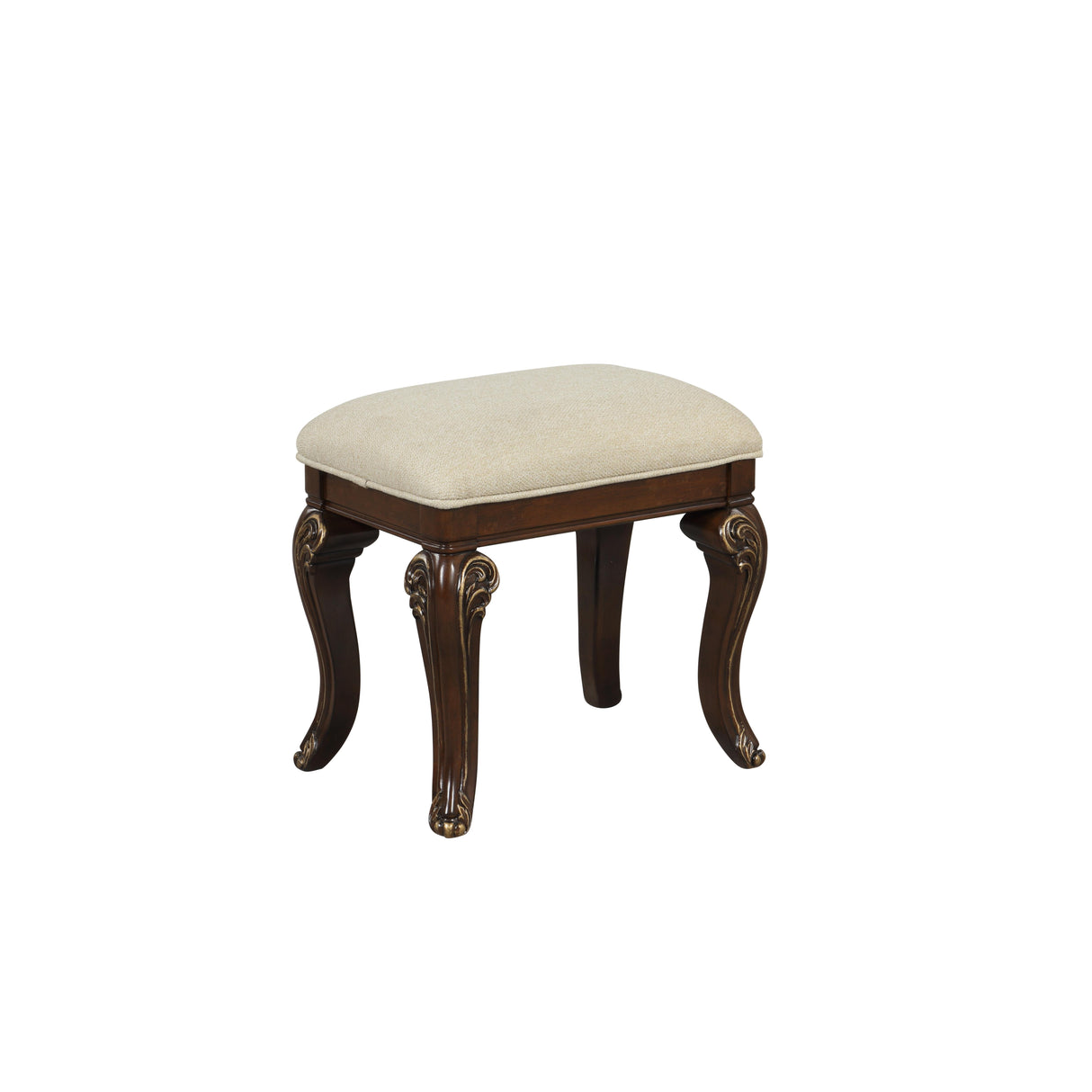 MONTECITO VANITY STOOL - CHERRY