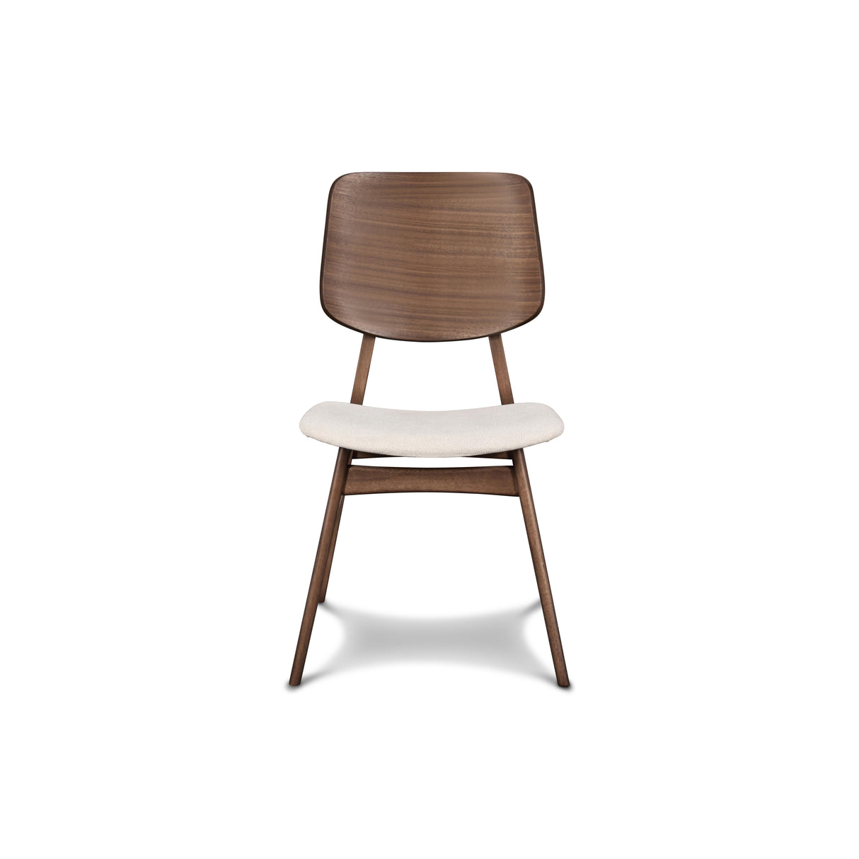 OSCAR WOOD BACK CHAIR - WALNUT, 2 PC PER CARTON