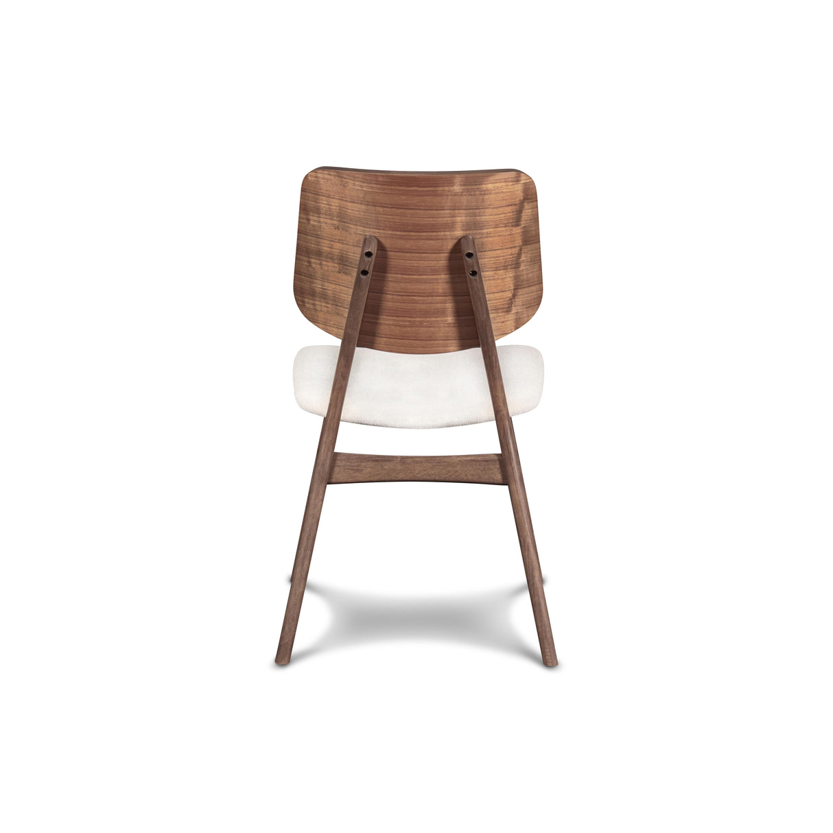 OSCAR WOOD BACK CHAIR - WALNUT, 2 PC PER CARTON