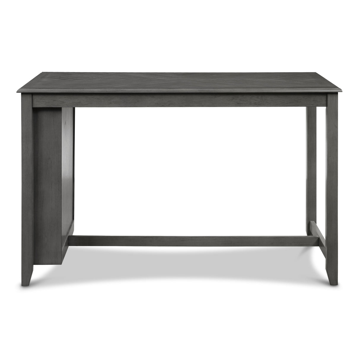 AMY 60" COUNTER TABLE+CHAIRS W/STG (5 PCS) -GRAY