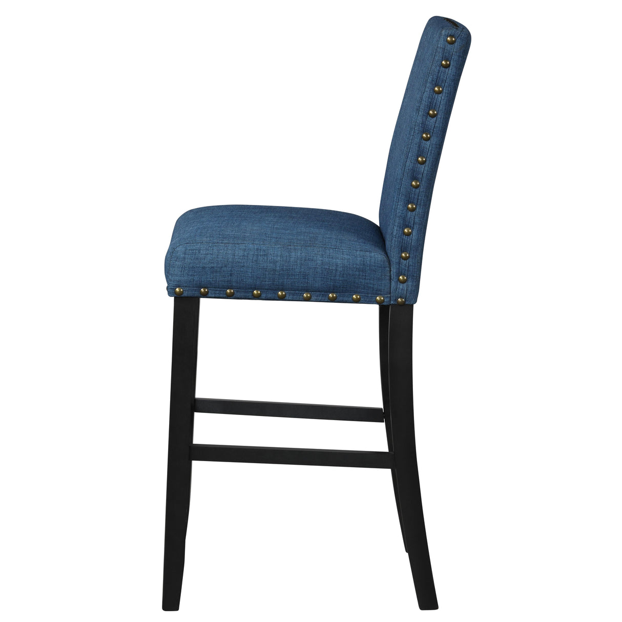 CRISPIN MARINE BLUE BAR CHAIR- (2 /Ctn) - galleria furniture outlet