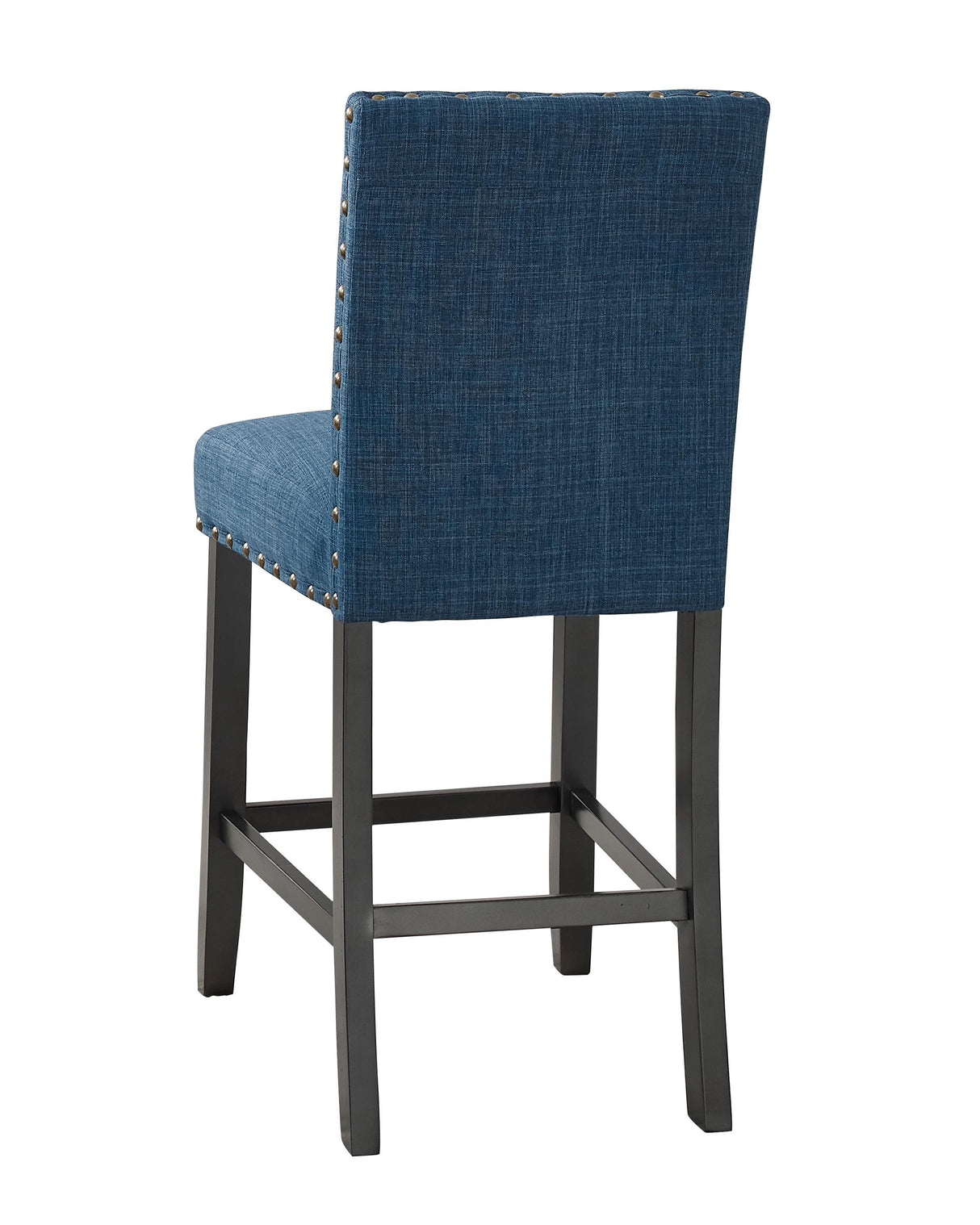 CRISPIN MARINE BLUE COUNTER CHAIR- (2/Ctn) - galleria furniture outlet