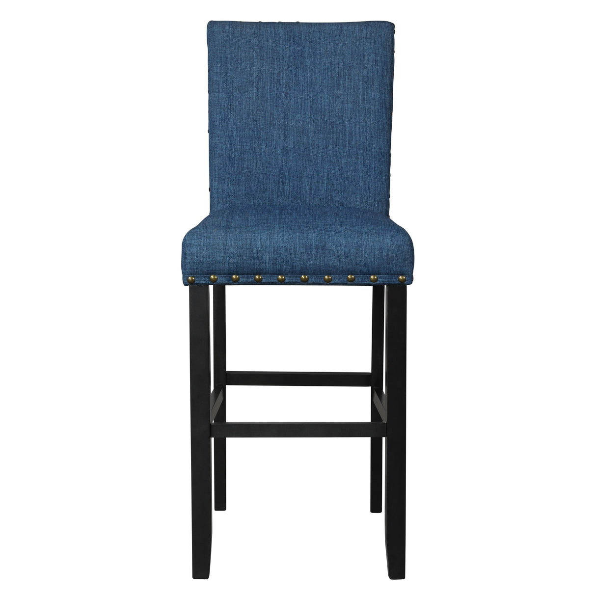 CRISPIN MARINE BLUE BAR CHAIR- (2 /Ctn) - galleria furniture outlet