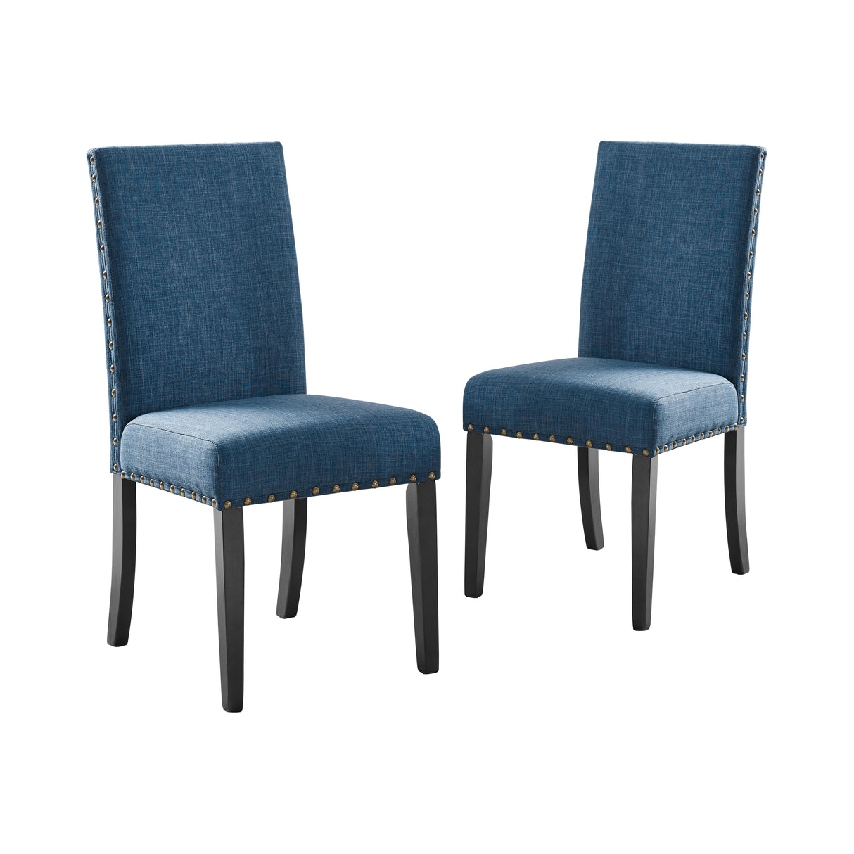 CRISPIN MARINE BLUE DINING CHAIR- (2/Ctn) - galleria furniture outlet