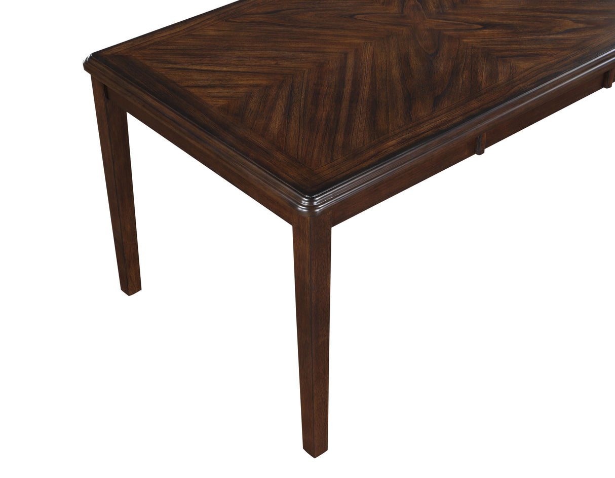 GIA 60" DINING TABLE+CHAIRS (5 PCS/CTN) -CHERRY - galleria furniture outlet